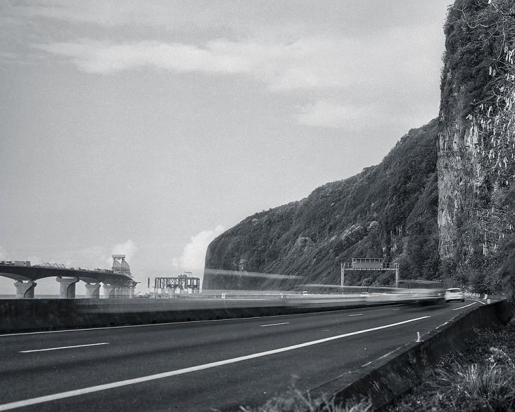 L'actuelle et la nouvelle Route du Litoral